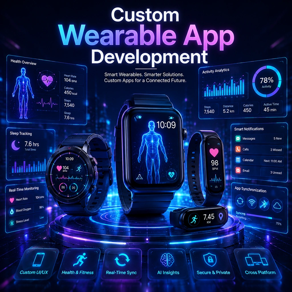 Custom Wearable App Development Company - Maxtra Technologies